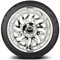 Lakeside Buggies MODZ 14" Carnage Chrome Wheels & Street Tires Combo- G1-5421-CM STREET OPTION Modz Tire & Wheel Combos