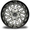 Lakeside Buggies MODZ Machined Black 14" Golf Cart Wheel- G1-5421-MB Modz Wheels