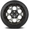 Lakeside Buggies MODZ 14" Militia Gunmetal Wheels & Street Tires Combo- G1-5422-GM STREET OPTION Modz Tire & Wheel Combos