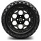 Lakeside Buggies MODZ 14" Militia Matte Black Wheels & Off-Road Tires Combo- G1-5422-MTB OFF-ROAD OPTION Modz Tire & Wheel Combos