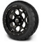 Lakeside Buggies MODZ 14" Militia Matte Black Wheels & Street Tires Combo- G1-5422-MTB STREET OPTION Modz Tire & Wheel Combos