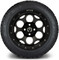 Lakeside Buggies MODZ 14" Militia Matte Black Wheels & Street Tires Combo- G1-5422-MTB STREET OPTION Modz Tire & Wheel Combos