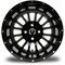 Lakeside Buggies MODZ Assassin Glossy Black 14" Golf Cart Wheel- G1-5423-BB Modz Wheels