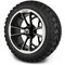 Lakeside Buggies MODZ 14" Havoc Machined Matte Black Wheels & Off-Road Tires Combo- G1-5425-MMB OFF-ROAD OPTION Modz Tire & Wheel Combos