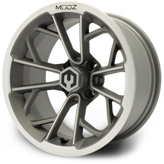 Lakeside Buggies MODZ Havoc Machined Matte Gunmetal 14" Golf Cart Wheel- G1-5425-MMGM Modz Wheels