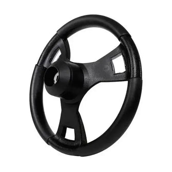 Gussi Italia® Lugana Black Steering Wheel For All EZGO TXT / RXV Models PN# 06-023 Gussi 