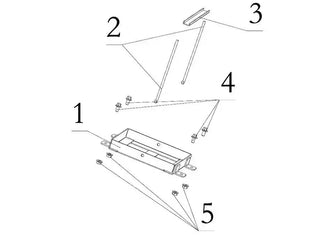 3 - Battery Hold-Down - M1203-3703022 - BATTERY FRAME PN# M1203-3703022