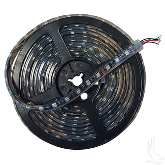 Lakeside Buggies Flexible LED Light Rolls, 16' w/ Wire Leads, 12 VDC, Red- LGT-009 Lakeside Buggies NEED TO SORT