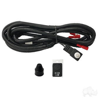 Lakeside Buggies Wire Harness, High/Low Beam Push Button Control for RHOX LED Headlights- LGT-169 Rhox NEED TO SORT