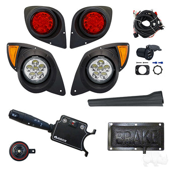 Lakeside Buggies Build Your Own LED Factory Light Kit, Yamaha Drive 07-16 (Deluxe, Pedal Mount)- LGT-607LT3B1 Lakeside Buggies NEED TO SORT