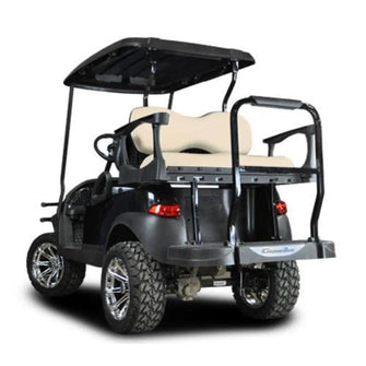 MadJax® Genesis 300 with Deluxe Buff Aluminum Rear Flip Seat - Club Car Precedent 2004-Up PN# 01-041-200D MadJax 