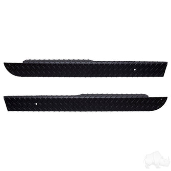 Lakeside Buggies Rocker Panel, Black Powder Coated, E-Z-Go RXV 08+- RP-015 Lakeside Buggies NEED TO SORT