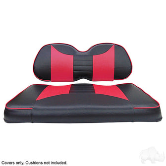 Lakeside Buggies RHOX Front Seat Cushion Set, Rally Black/Pink, Club Car Tempo, Precedent 04+- SEAT-031BP-R-CV Rhox NEED TO SORT