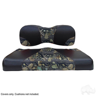 Lakeside Buggies RHOX Front Seat Cover Set, Sport Black/Camo, Yamaha Drive2, Drive- SEAT-051BC-S-CV Rhox NEED TO SORT