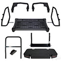 Lakeside Buggies RHOX Rhino Aluminum Seat Kit, Rally Black/Red, Yamaha Drive2- SEAT-571BR-R Rhox Seat Kits