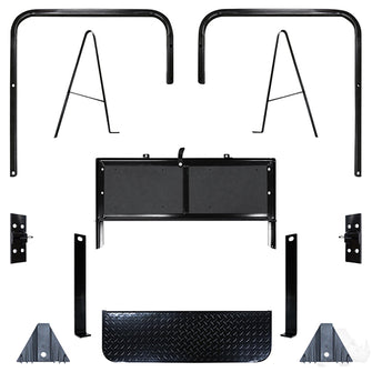 Lakeside Buggies RHOX SS Seat Kit, Rally Black Carbon Fiber/Silver Carbon Fiber, Club Car DS- SEAT-721BSCF-R Rhox NEED TO SORT