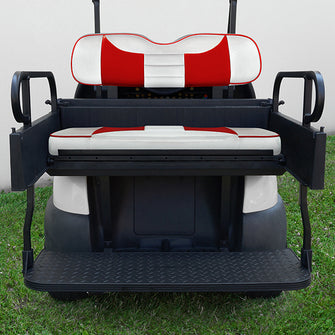 Lakeside Buggies RHOX Rhino Seat Box Kit, Rally White/Red, Club Car Tempo, Precedent 04+- SEAT-931WR-R Rhox NEED TO SORT