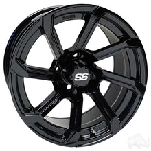 Lakeside Buggies RHOX RX404, Gloss Black, 14x7 ET-25- TIR-RX404-B Rhox Wheels