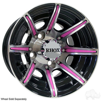 Lakeside Buggies RHOX Color Wheel Insert, Pink, Bag of 8 for RX150 Series Wheels- TIR-RX903-PK Rhox Wheel Accessories