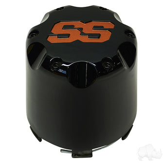 Lakeside Buggies Center Cap, Black with Orange SS- TIR-SS002-BO Lakeside Buggies NEED TO SORT