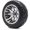 Lakeside Buggies MODZ 12" Assault Machined Gunmetal Wheels & Street Tires Combo- G1-5201-GMF STREET OPTION Modz Tire & Wheel Combos