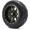 Lakeside Buggies MODZ 12" Vortex Glossy Black Wheels & Street Tires Combo- G1-5216-GB STREET OPTION Modz Tire & Wheel Combos