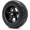 Lakeside Buggies MODZ 12" Godfather Glossy Black Wheels & Street Tires Combo- G1-5218-GB STREET OPTION Modz Tire & Wheel Combos