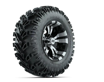 12” GTW Vampire Black and Machined Wheels with 23” Raptor Mud Tires – Set of 4 GTW Parts and Accessories