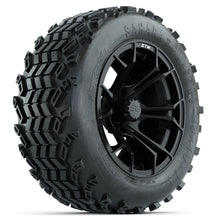 Set of (4) 14 in GTW Spyder Wheels with 23x10-14 Sahara Classic All-Terrain Tires Lakeside Buggies Parts and Accessories