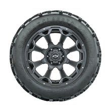 Set of (4) 14 Inch GTW Raven Matte Gray Wheels with Sahara Classic All Terrain Tires GTW Parts and Accessories