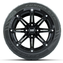 Set of (4) 14 in GTW Element Wheels with 255/45-R14 Fusion GTR Street Tires Lakeside Buggies Parts and Accessories