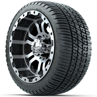 Set of (4) 12 in GTW Omega Wheels with 205/30-12 GTW Fusion Street Tires Lakeside Buggies Parts and Accessories