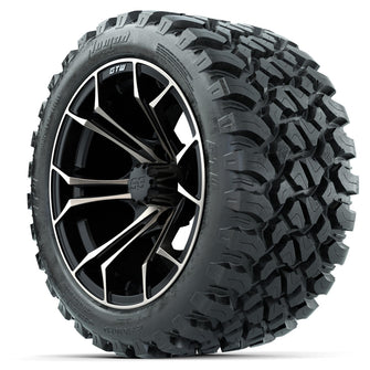 Set of (4) 14 in GTW Spyder Wheels with 23x10-14 GTW Nomad All-Terrain Tires Lakeside Buggies Parts and Accessories