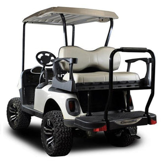 Lakeside Buggies MadJax® Genesis 300 with Deluxe Oyster Aluminum Rear Flip Seat - EZGO RXV- 01-044-205D MadJax Seat kits