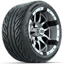 Set of (4) 12 in GTW Diesel Wheels with 215/40-R12 Fusion GTR Street Tires Lakeside Buggies Parts and Accessories