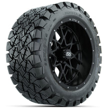 Set of (4) 14 in GTW Vortex Wheels with 22x10-14 GTW Timberwolf All-Terrain Tires Lakeside Buggies Parts and Accessories