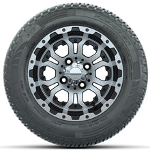 Set of (4) 12 in GTW Omega Wheels with 215/50-R12 Fusion S/R Street Tires Lakeside Buggies Parts and Accessories