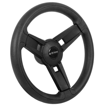 Gussi Italia® Giazza Black Steering Wheel Compatible with ICON Golf Car Models & AEV Golf Car Models Gussi Shop By Make