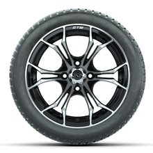 Set of (4) 14 in GTW Spyder Wheels with 205/30-14 Fusion Street Tires Lakeside Buggies Parts and Accessories