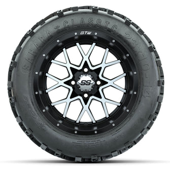 Set of (4) 14 in GTW Vortex Wheels with 23x10-14 Sahara Classic All-Terrain Tires Lakeside Buggies Parts and Accessories