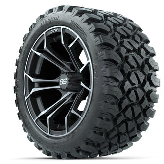 Set of (4) 14 in GTW Spyder Wheels with 23x10-14 GTW Nomad All-Terrain Tires Lakeside Buggies Parts and Accessories