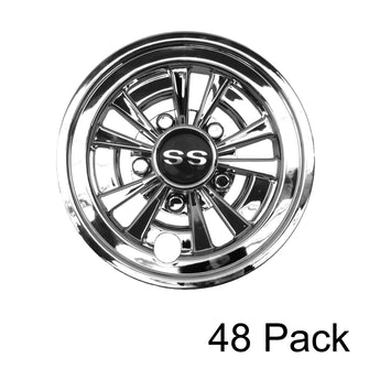 GTW 8 inch Golf Cart Wheel Covers - 48 Pack GTW Parts and Accessories