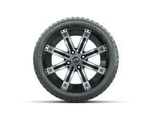 14” GTW Tempest Black and Machined Wheels with GTW Mamba Street Tires – Set of 4 GTW Parts and Accessories