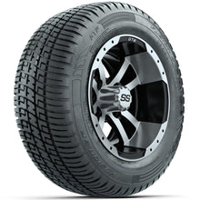 Set of (4) 12 in GTW Storm Trooper Wheels with 215/50-R12 Fusion S/R Street Tires Lakeside Buggies Parts and Accessories