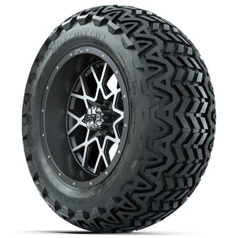 Set of (4) 14 in GTW Vortex Wheels with 23x10-14 GTW Predator All-Terrain Tires Lakeside Buggies Parts and Accessories