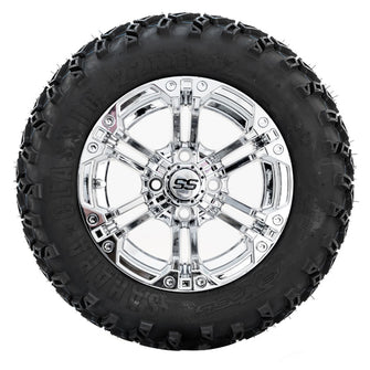 Lakeside Buggies 12” GTW Specter Chrome Wheels with 22” Sahara Classic A/T – Set of 4- A19-347 GTW Tire & Wheel Combos