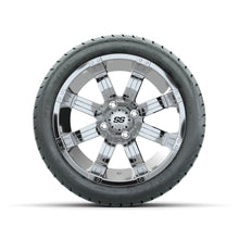 Set of (4) 14 in GTW Tempest Chrome Wheels with 225/30-14 GTW Mamba Street Tires PN# A19-626