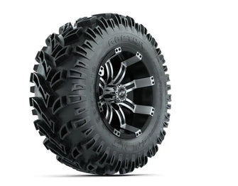 12” GTW Tempest Black and Machined Wheels with 23" Raptor Mud Tires – Set of 4 GTW Parts and Accessories