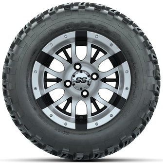 Set of (4) 12 in GTW Diesel Wheels with 22x11-12 Duro Desert All-Terrain Tires Lakeside Buggies Parts and Accessories