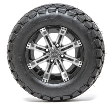 Lakeside Buggies 12” GTW Tempest Black and Machined Wheels with 22” Timberwolf Mud Tires – Set of 4- A19-356 GTW Tire & Wheel Combos